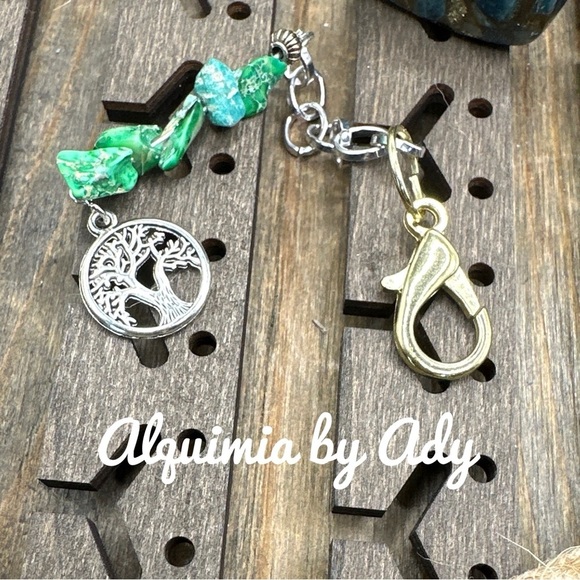Sunrise Turquoise Bag Charm African turquoises charms keychain card holder bag charms